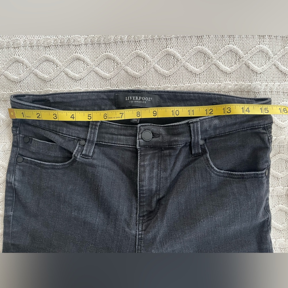 Liverpool Los Angeles Black Designer Skinny Jeans Women’s Size 10 - Picture 15 of 15